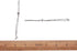 Kissitty 10 Strands Adjustable Platinum Brass Slide Extender Chains with Ball Ends 4.84" (12.3cm)