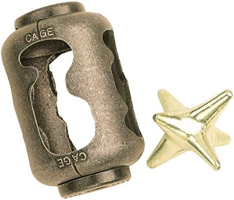 BePuzzled 30836 Cage Hanayama Cast Metal Brain Teaser Puzzle (Level 3) Puzzles For Kids & Adults Ages 12 & Up