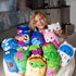 Cats vs Pickles - Jumbo - Mint Chippie - 8.6" Super Soft and Squishy Stuffed Bean-Filled Plushies - Great for Boys and Girls Age 5-7. Collect These as Desk Pets, Fidget Toys, or Sensory Toys.
