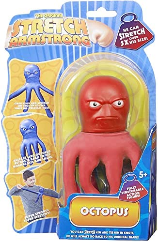 STRETCH ARMSTRONG Mini Octopus RED