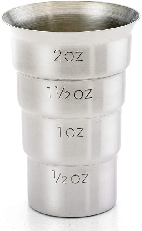 Barfly M37109 Drink Jigger, 2 oz, Stainless w/out Handle