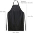 kilofly 2pc Vinyl Extra Long 43" Adjustable Waist Neck Ties Waterproof Apron