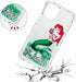 Gotech Compatible for iPhone XR Star Twinkling Glitter Little Mermaid Ariel Holding iPhone Logo Bling Bling for iPhone XR
