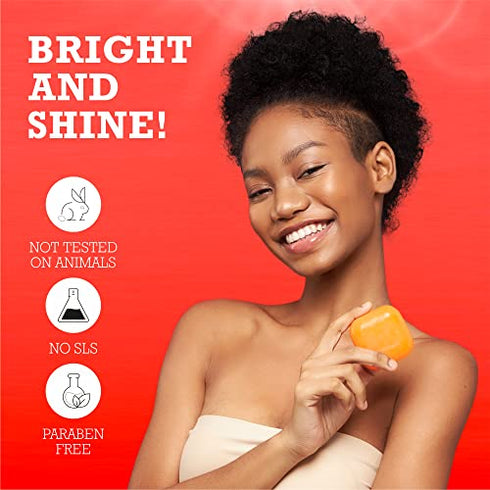 Pure Kojic Acid Skin Brightening Soap for Dark Spot & Glowing Skin, Moisturizing for Face & Body, Acne Scars, Melasma, Uneven Skin Tone with Tea Tree, Coconut Oil, SLS & Paraben Free, 2.82 oz (2 Bars)