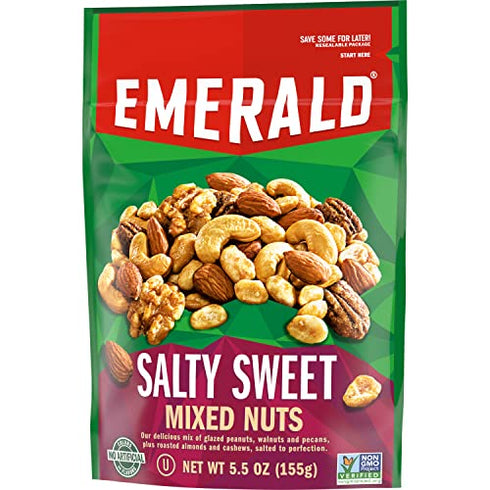 Emerald Nuts, Salty Sweet Mixed Nuts, 5.5 Oz