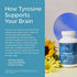 BRAINMD Dr Amen Tyrosine - 120 Capsules - Promotes Mental Focus, Clarity & Alertness - Gluten Free - 60 Servings