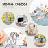 H&D Crystal Cute Dog Figurine Collection Cut Glass Ornament Statue Animal Collectible