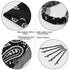 6 Pack Hair Scarf Headband for Women - Elastic Hair Kerchief Boho Triangle Bandana Head Scarf with Clips Non Slip Leopard Print Hair Scarves for Girls