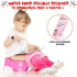 Potty Training Toilet Timer Watch for Girls, Fun Flashing Lights, Music, Water Resistant for Seat, Rechargeable, Smart Sensor, No Time Alarm, Amazing Kids, Baby & Toddler Potty Train Toilet Timer Pink