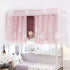 Dorm Bunk Bed Curtain Printed Blackout Curtain Single Bed Tent Curtain Student Cloth Shading Bed Canopy Spread Curtain Mosquito Net Student Sleep Privacy Protection Net Home Bunk Bed Screen