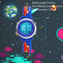 Venhoo Kids Watches for Boys 3D Cartoon Waterproof Silicone 7 Color Flashing Lights Children Toddler Wrist Watch for Boy Little Child