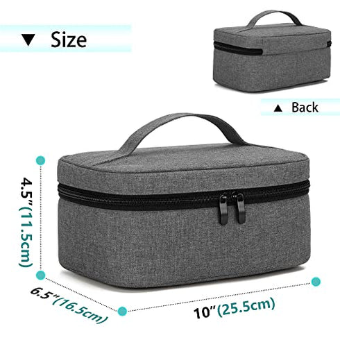 BAFASO Wearable Breast Pump Bag Compatible with Willow and Elvie Breast Pump, Case for Wearable Breast Pump and Extra Parts (Patent Pending), Gray