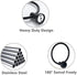 mafffoliverr Bathroom Hardware Set, Hand Towel Ring and Toilet Paper Holder for Bathroom Towel Rack Towel Hanger Wall Mounted Bathroom Fixtures (Black)