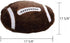 XIZHI 17 5/8 Basketball Plush Pillow Fluffy Durable Stuffed Football Throw Pillow Ball Sports,Ball Pillow Soft Durable Sports Toy Sofa Room Decoration Soft Sports Toy Gift (Football)
