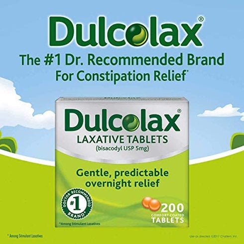 Dulcolax Tablets 200 Count