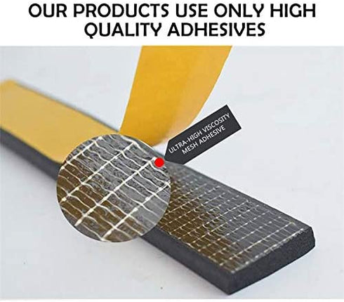 Foam Weather Stripping-2 Rolls, 1 Inch Wide X 3/4 Inch Thick, Insulation Foam Strips with Adhesive for Door,Automotive,Air Conditioner Seal, Total 13 Feet Long (6.5ft x 2 Rolls)