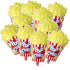 26 x 17 inch Popcorn Party Balloons Movie Popcorn Balloon Foil Party Balloon mylar balloon Movie Night Themed Party Decoration Balloons,10 pcs