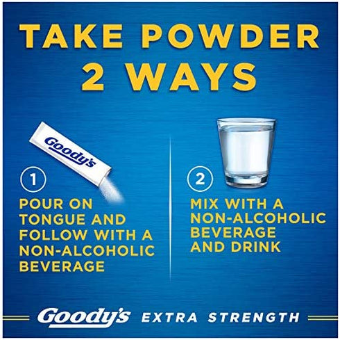 Goody's Extra Strength Headache Powder, Dissolve Packs, 24 Individual Packets