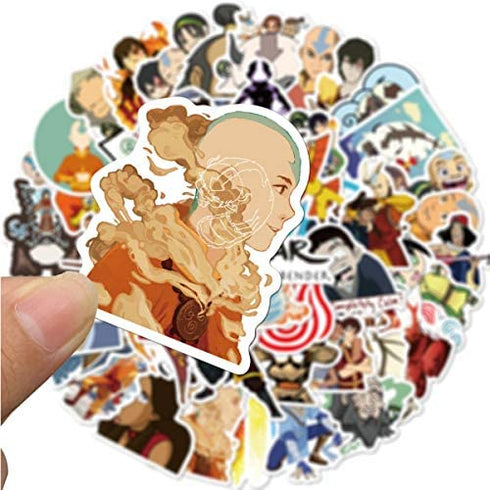Avatar The Last Airbender Stickers 50PCSVariety Vinyl Waterproof Car Sticker Motorcycle Bicycle Luggage Decal Graffiti Patches Skateboard Stickers for Laptop Stickers (Avatar The Last Airbender)