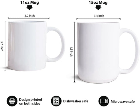 Custom Best Friend Coffee Mug For Women, Personalized Four Sisters Gifts Mug Customized Names For Besties, BFF, Good Friends, Long Distance Friendship, Birthday Gift Idea Mug 11oz, 15oz