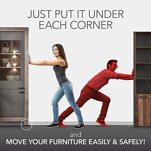 Felt Furniture Sliders Hardwood Floors X-PROTECTOR – 4 PCS 9 1/2 inch Furniture Sliders – Heavy Duty Felt Sliders Hard Surfaces – Move Your Furniture Easily & Safely!