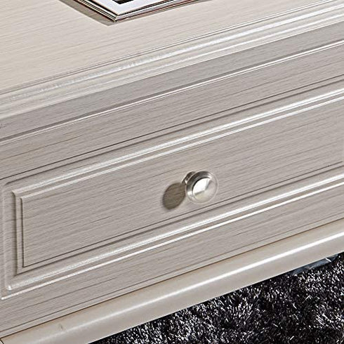 30 Packs Kitchen Cabinet Knobs Brushed Nickel Silver - Pull Hardware Handle, Drawer knobs for Kitchen Cupboard Door, Bedroom Dresser Drawer, Bathroom Wardrobe Hardware with Long Short Screws