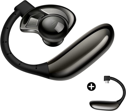 AMINY Bluetooth Headset Wireless Bluetooth Earpiece-Compatible with Android/iPhone/Smartphones/Laptop-28 Hrs Playing Time V5.2 Bluetooth Earbuds Wireless Headphones with Noise Cancelling Mic