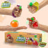 YoYa Toys Beadeez Squishy Fruit Stress Balls Toy (4-Pack) Tropical Designs Filled with Colorful, Squeezable Gel Water Beads - Promote Stress Relief, Calm Focus, Fun Play - Girls, Boys, Adults