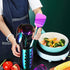 HOMQUEN Rainbow Spatulas, Stainless Steel Solid Turner Titanium Rainbow Plating, Metal Spatulas Turner for Cooking, Rainbow Kitchen Spatulas Barbecue Spatulas, Dishwasher Safe