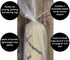 Rug Storage Bag and Zip Tie - NO Vent Holes - Large Size Fits Rugs up to 6' x 9' - Protects Rolled Rugs for Moving or Storage