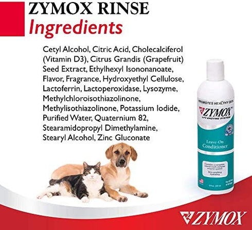 Zymox Leave On Conditioner for Pets, 12 fl oz