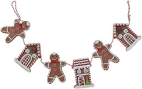 RAZ Imports Raz 30" Gingerbread Cookie Christmas Garland G3816442