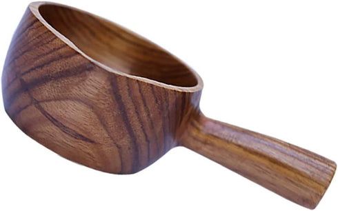 BESTONZON Wooden Water Ladle Water Dipper Bath Ladle for Water Sauna Garden Tea Ceremony Japanese Style