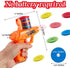 Sumind 2 Pieces Foam Disc Launcher Zip Shot Shooter Disc Shooter Random Color