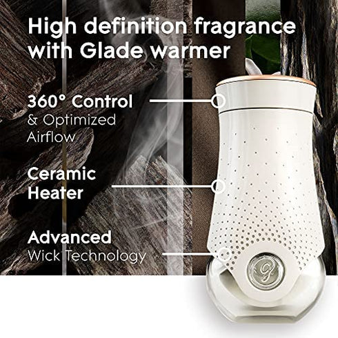 Glade PlugIns Refills Air Freshener, Scented and Essential Oils for Home and Bathroom, Elegant Amber & Oud, 2.01 Oz, 3 Count