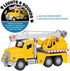 DRIVEN by Battat – Micro Crane Truck – Toy Crane Truck with Lights, Sounds and Movable Parts for Kids Age 3+ , Yellow