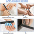15pcs Professional Nail File 100 180 Grit Double Sided Washable Nail Files, Teuki Fingernail Files Emery Emory Boards for Nails…
