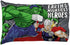 Jay Franco Marvel Avengers Mightiest Heroes 1 Pack Pillowcase - Double-Sided Kids Super Soft Bedding - Features Iron Man, Captain America, Thor & Hulk (Official Marvel Product)