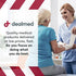 Dealmed 2" Elastic Bandage Wrap with Self-Closure – 10 Elastic Bandages, 5 Yards Stretched Compression Bandage Wrap, Wound Care Product for First Aid Kit and Medical Facilities