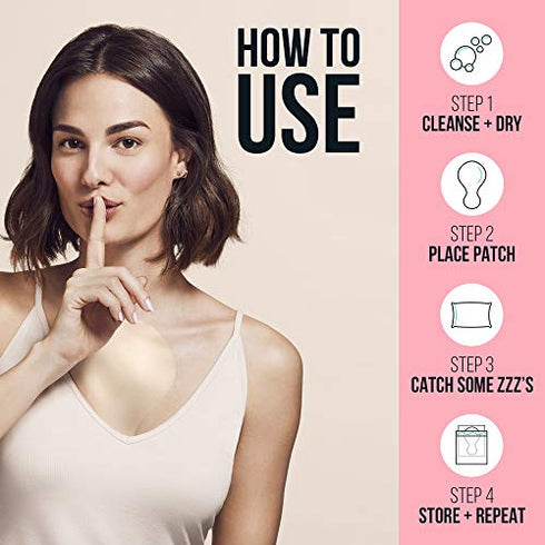 SiO Beauty SkinPad Silicone Chest Anti-Wrinkle Patches (2 Weeks Supply) - Reusable Overnight Smoothing Decollette Pad - Anti-Aging Patch For Neck & Cleavage