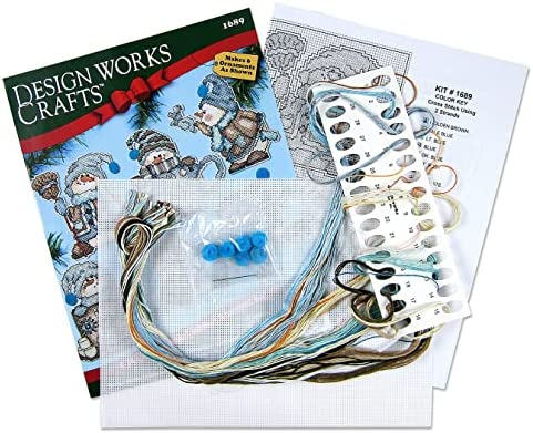 Design Works Crafts Counted Cross Stitch Ornament Kit, Multi