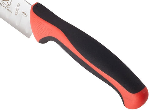 Mercer Culinary - M22707RD Mercer Culinary Millennia 7-Inch Granton Edge Santoku Knife, Red