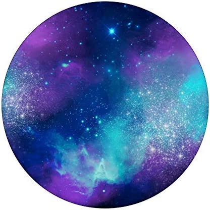 Space Nebula Galaxy Blue Purple PopSockets PopGrip: Swappable Grip for Phones & Tablets