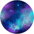 Space Nebula Galaxy Blue Purple PopSockets PopGrip: Swappable Grip for Phones & Tablets