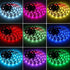 HIKENRI Upgraded Battery Powered Led Strip Lights, USB LED Strip Lights 5050 2M/6.6FT, Flexible Color Changing RGB LED Light Strip, 60 LEDs 5V Battery-Powered with IR Controller