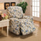 Madison - JER-LGRECL-BLFL Jersey Large Recliner Slipcover, Blue