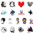 Undertale Stickers Pack| 50pcs Sans Undertale Viny Waterproof Stickers for Laptops PC Frisk Sans Au Gaster Undyne Flowey Decal for Teen Girl Adults DIY Computer Phone Case Water Bottle Skateboard