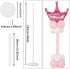 GOETOR 2 Set Balloon Column Stand Kit 6 Ft Height Base with 12 Poles and 30 PCS Balloon Rings Balloon Tower Decoration for Birthday Wedding Christmas