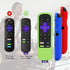 3 Pack TV Remote Case Compatible with TCL Roku TV Steaming Stick 3600R Remote Control, Silicone Case Shockproof Protective Remote Controller Skin Anti Slip Roku Remote Cover (Glow Green, Blue, Red)