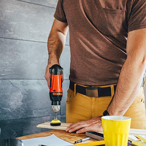 HongWay 300pcs 2 Inches Sanding Discs Pad Kit for Drill Sanding Grinder Rotary Tools with Backer Plate Shank and Soft Foam Buffering Pad, Sandpapers Includes 60-3000 Grit